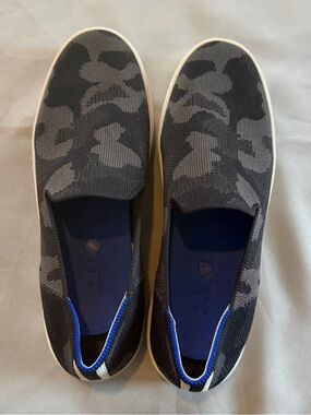 Rothy’s Women's Slip-On Casual Shoes in Charcoal Camo